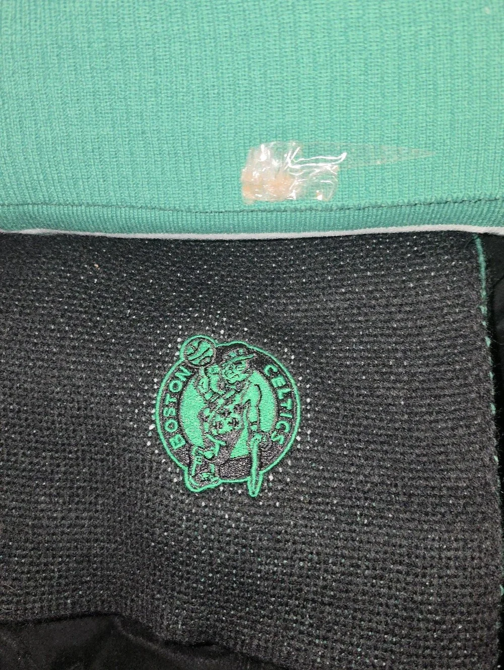 Boston Celtics Kids Pom Beanie Scarf Set - Green NWT Skully Set